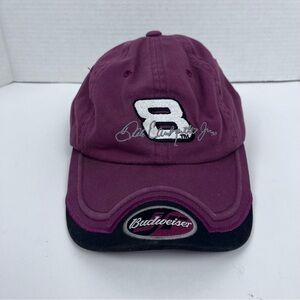 Vintage Budweiser Dale Earnhardt Jr #8 Adjustable NASCAR Baseball Cap; Racing